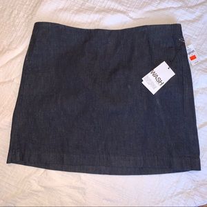 NWT GAP Denim A-Line Mini Skirt
